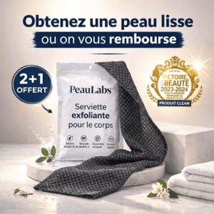 La Serviette de Douche Exfoliante PeauLabs®
